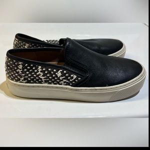 COACH LEATHER SLIP ONS SNEAKERS